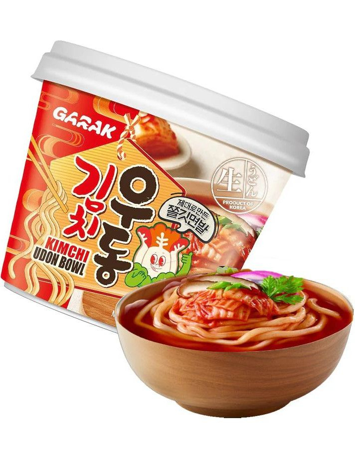 GARAK Kimchi Udon Bowl 213 gram (Korea)