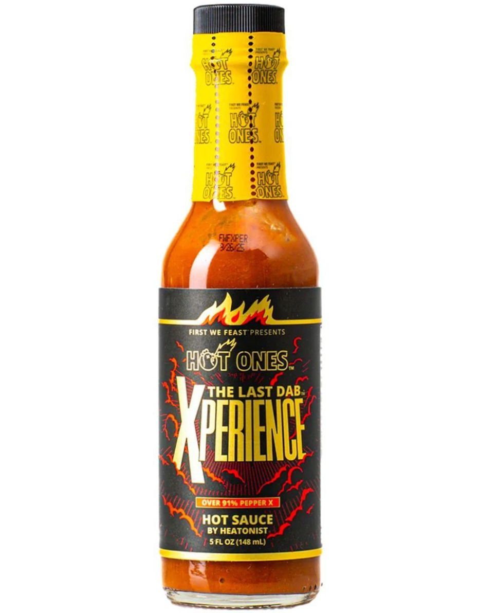 Hot Ones - The Last Dab XPerience Hot Sauce - Kjempesterk Chilisaus med Pepper X 148 ml (USA)