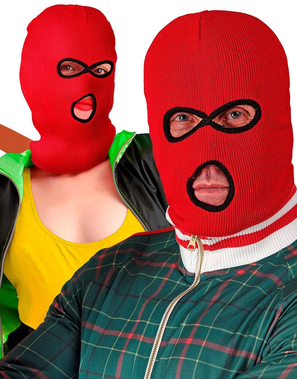 Rød Balaklava/Finlandshette