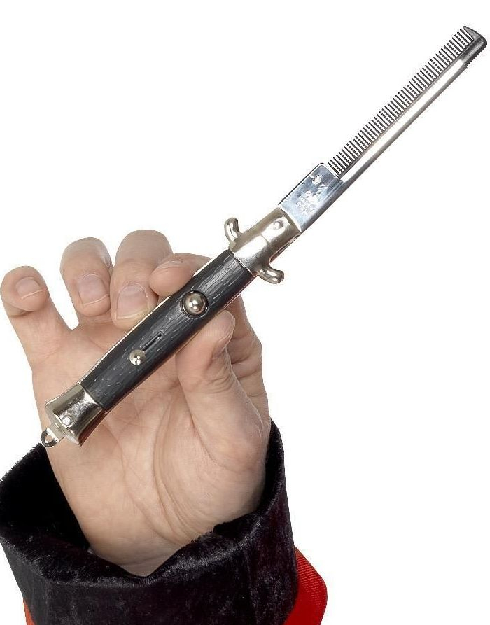 Sprettkniv Hårkam