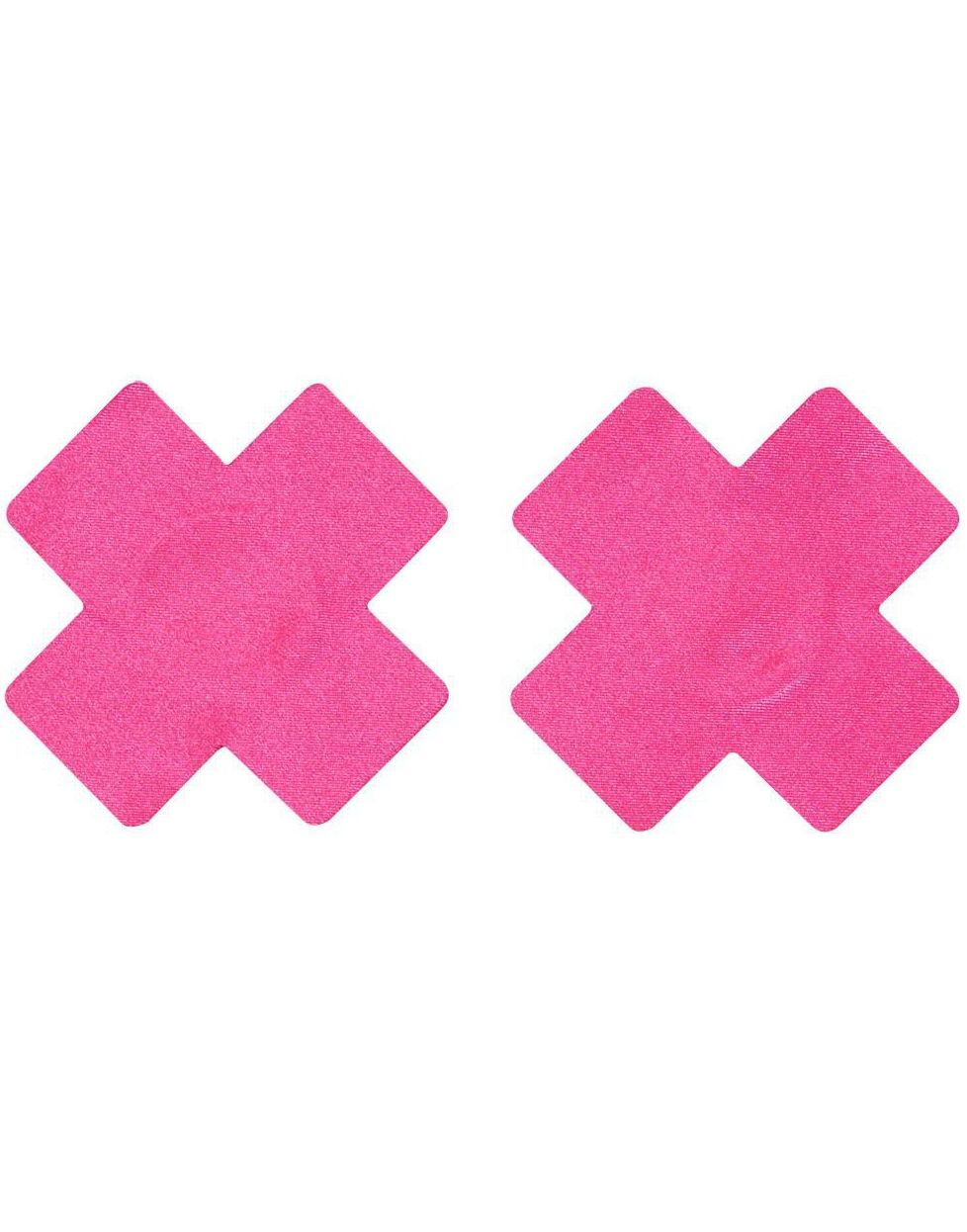 2 stk Rosa Pluss/Kryss Nipple Pasties