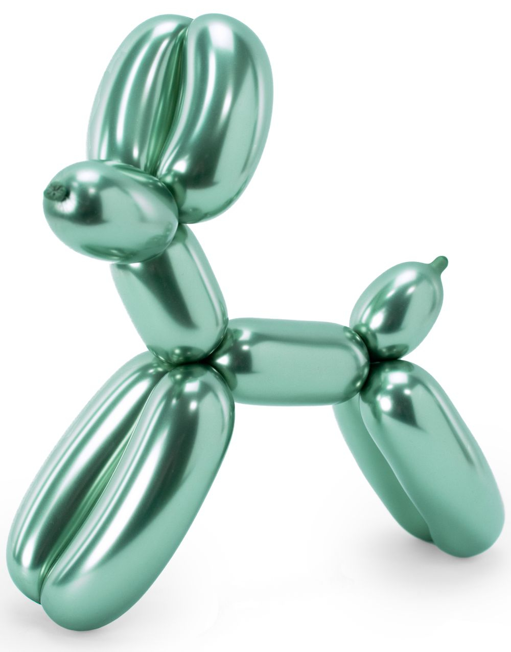 Sett med 30 Ballonger til Figurer og Minipumpe - Glossy Mirror