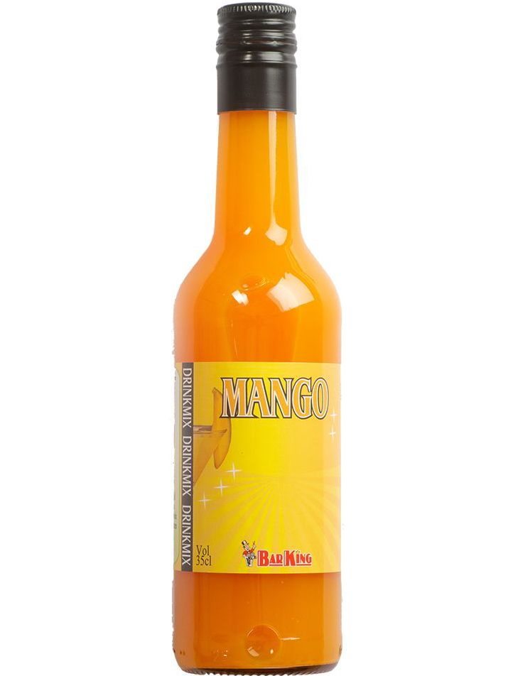 BarKing Mango - Drinkblanding med Mangosmak i Glassflaske 35 cl