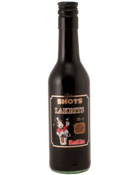 BarKing Turkisk Lakris - Drinkblanding/Shotmix med Spicy Lakris i Glassflaske 35 cl