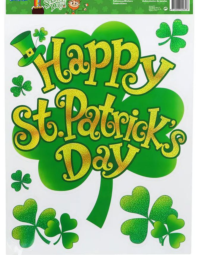 Vindusklistremerker Happy St. Patrick's Day