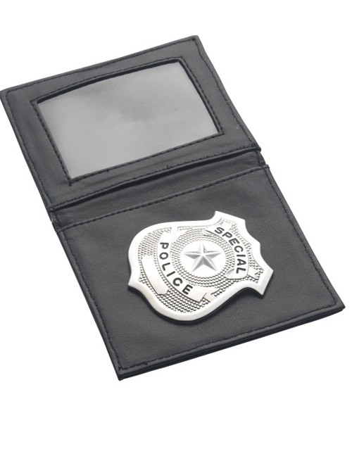 Svart Lommebok med Politiskilt