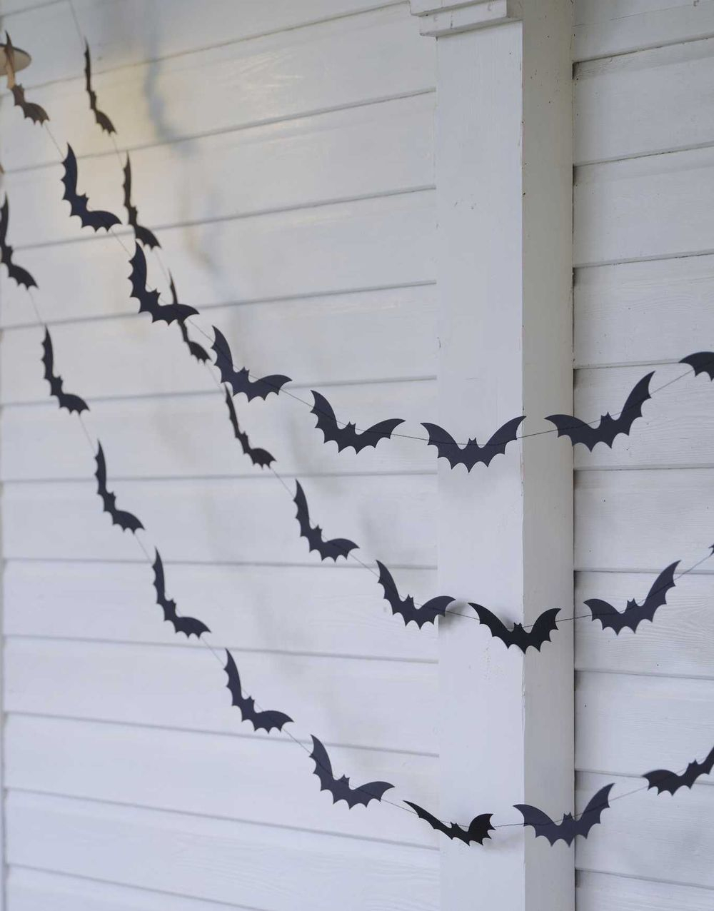 Svart Flaggermus Girlander 5 meter - Fright Night