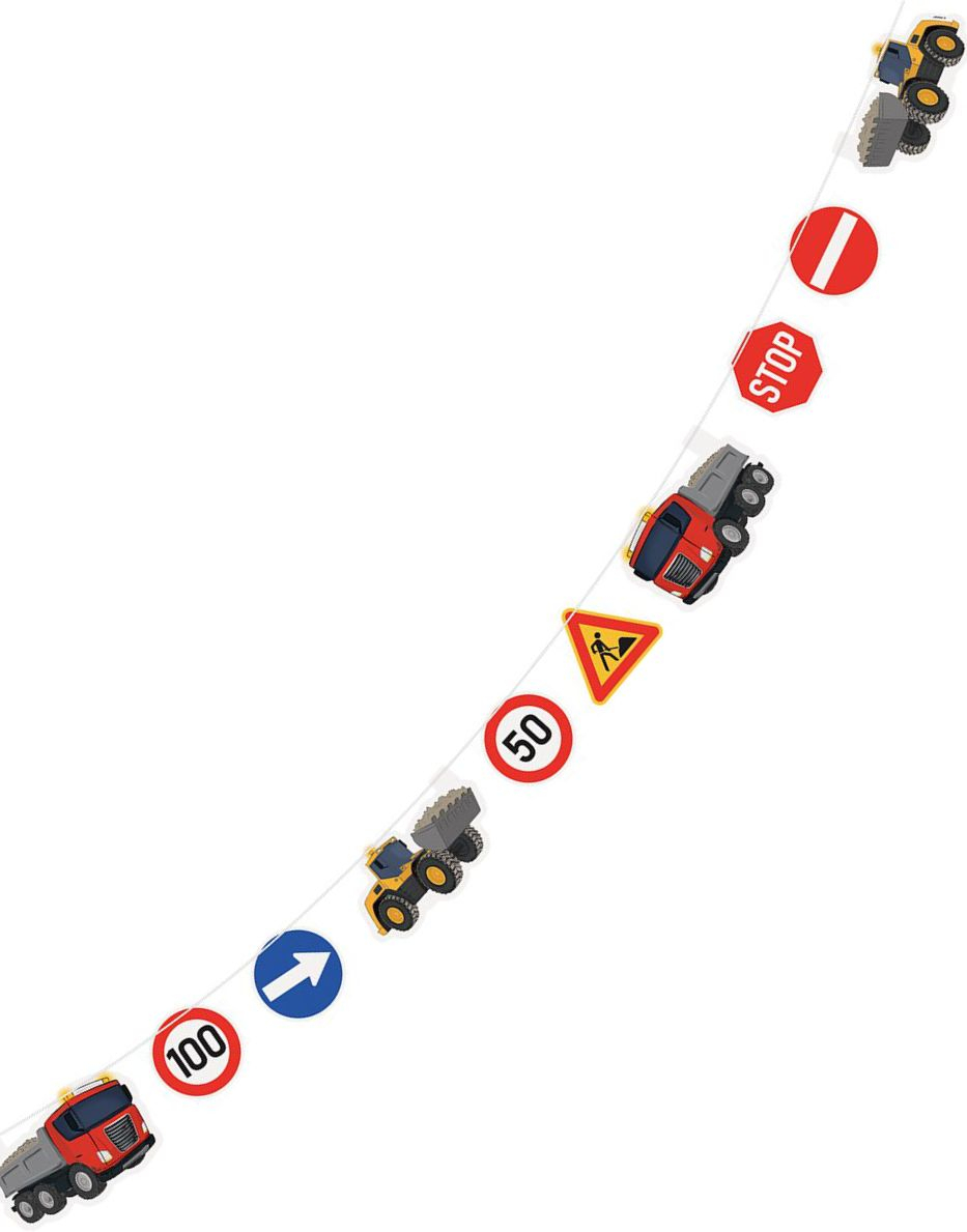 Trafikkskilt og Konstruksjon Tema Girlander - 1,7 Meter