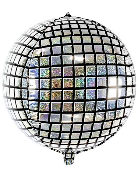 Holografisk Disco Folieballong 40 cm
