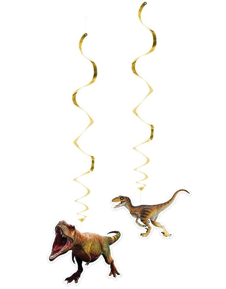 2 stk Dinosaur Swirls 85 cm - Dino Party