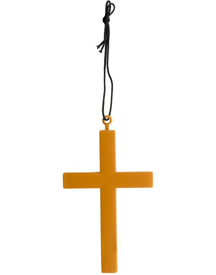 Gullfarget Kostymekors med Svart Snor