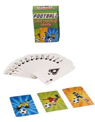 Bilde av Mini Kortstokk Med Fotballmotiv