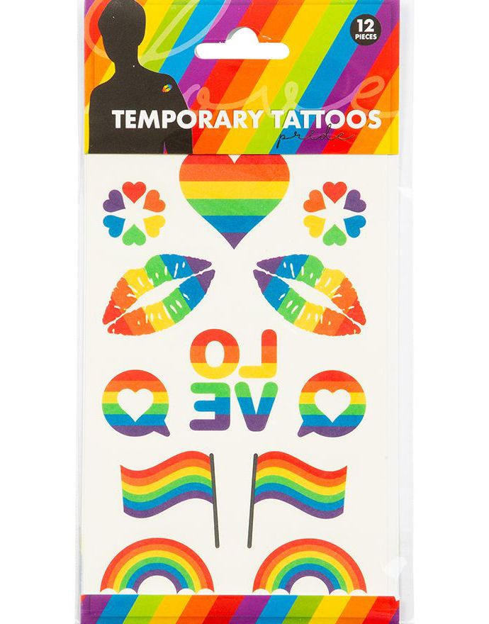 Midlertidige Tatoveringer med Pride Motiver