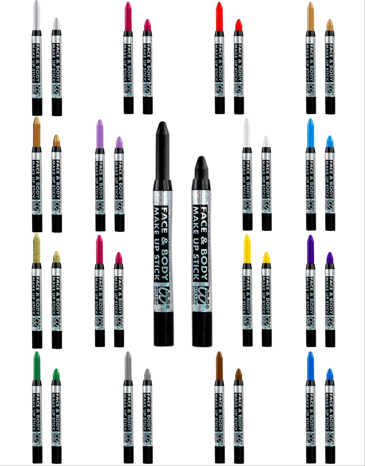 VELG BLANDT 17 FARGER Sminkepenn 3.5 Gram