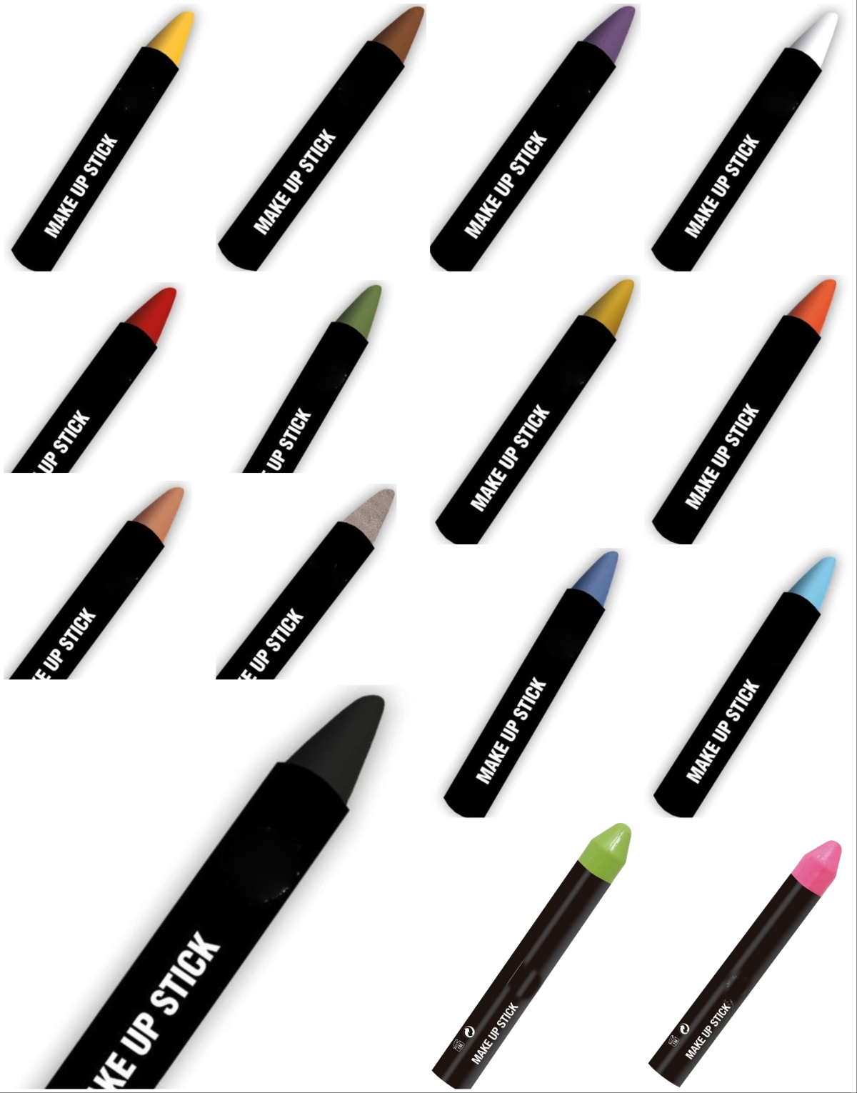 VELG BLANDT 15 FARGER Sminkepenn 12 gram