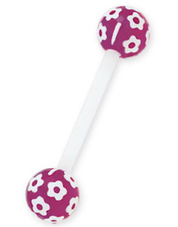 Sweet Flowers Purple - Tungepiercing