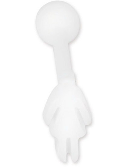 Woman Figure White - Tungepiercing