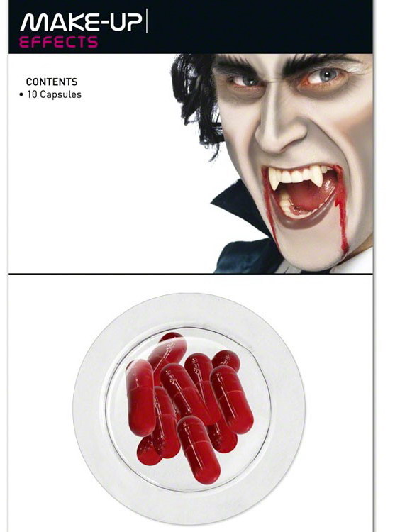 10 stk Blodampuller Kostymesminke