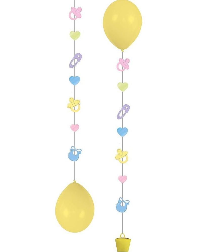 3 stk Ballonghaler/Ballongbånd med Babymotiver 51 cm