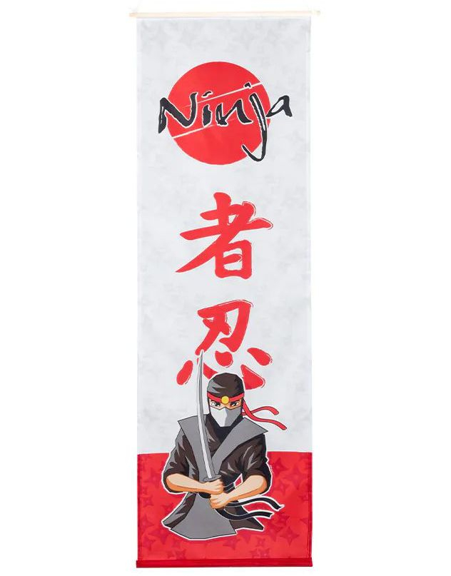 Bilde av Ninja Hengende Banner 30x100 Cm - Ninjafest