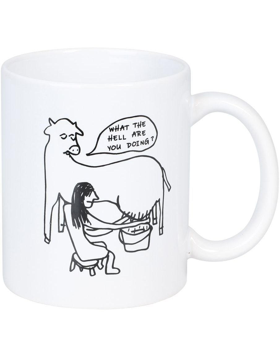 Funny Mug - Melkende Ku