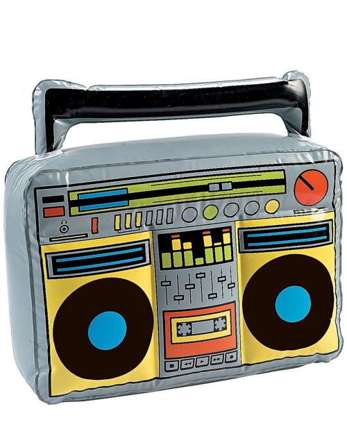 Oppblåsbar Boom Box 44x38 cm cm