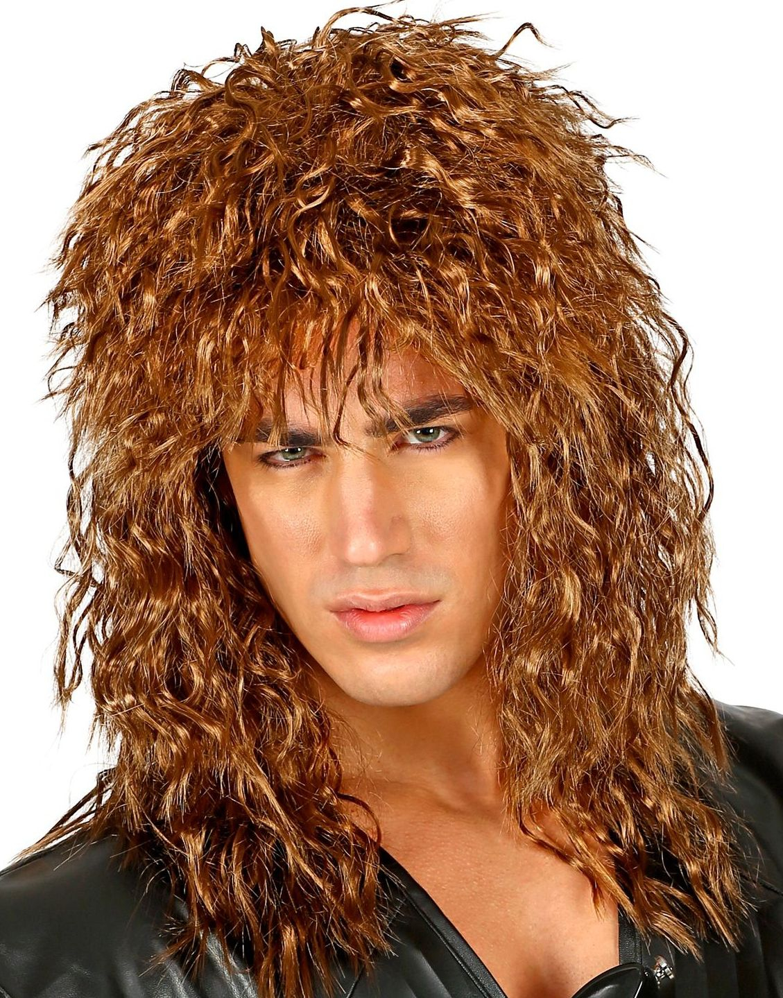 80's Rocke Stjerne Parykk - Brun
