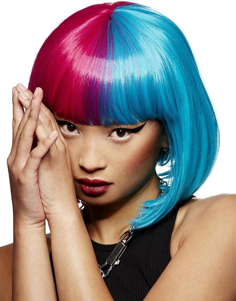 Bilde av Manic Panic - Glam Doll - Blue Valentine Deluxe Parykk - Kan Styles!