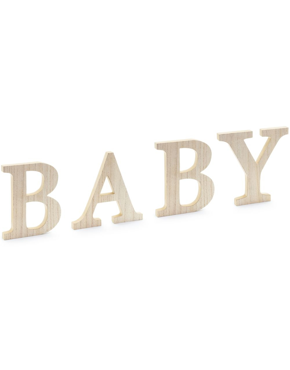 BABY - Bokstaver i Tre 19,5 cm