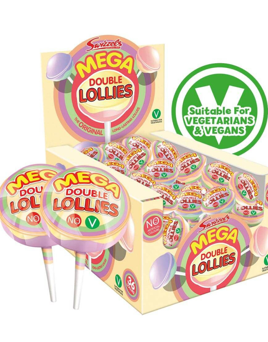 Bilde av 36 Stk Swizzels Mega Double Lollies / Kjærligheter - Hel Eske