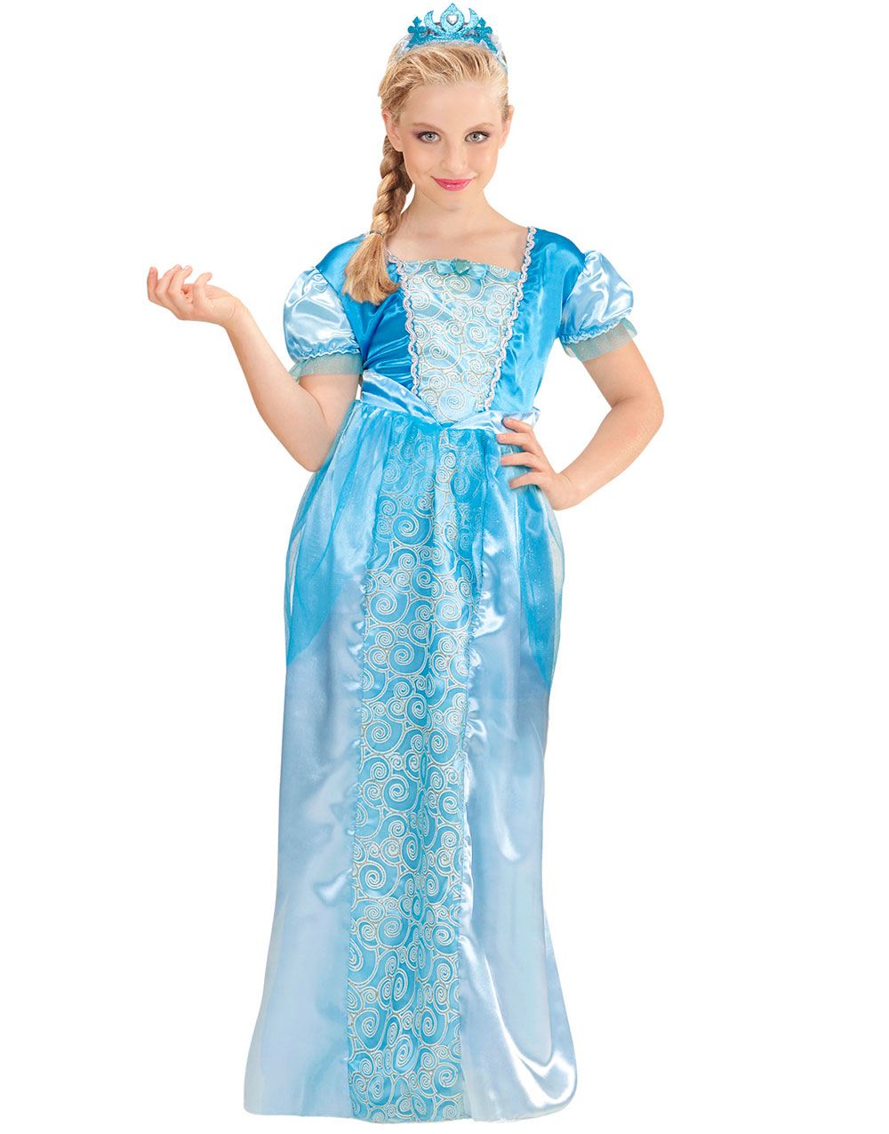 Elsa Inspirert Barnekostyme med Tiara