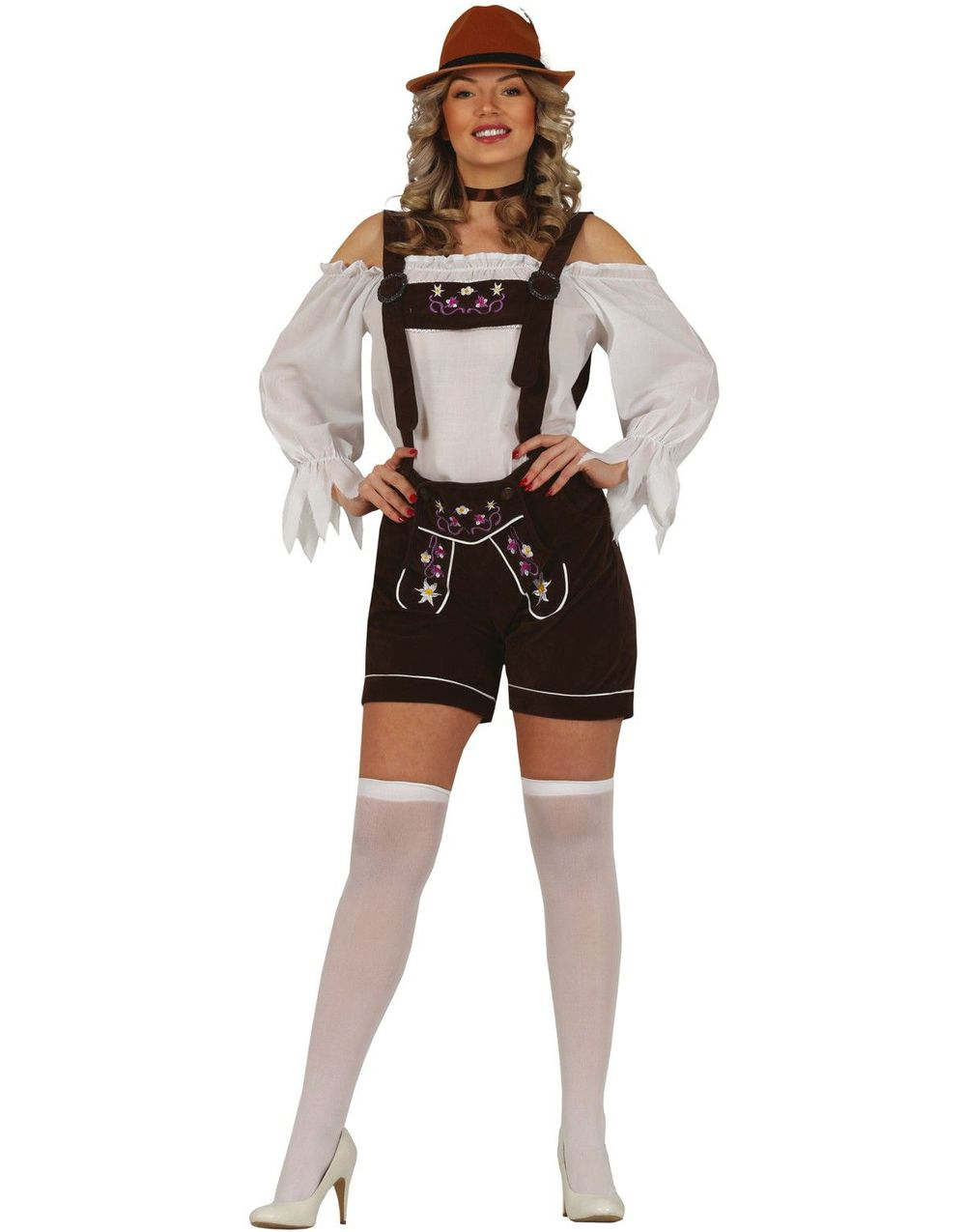 Mørk Brun Oktoberfestkostyme til Dame