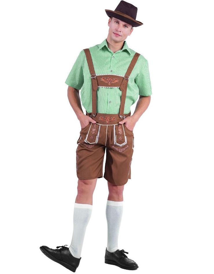 Grønn Mr Oktoberfest - Komplett Oktoberfestkostyme til Mann OneSize