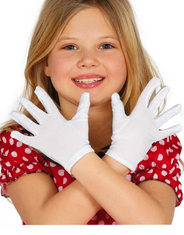 Hvite Hansker til Barn
