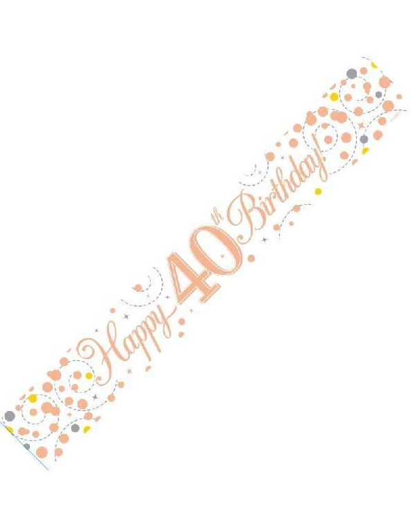 2,7 Meter Hvit og Rosegull 