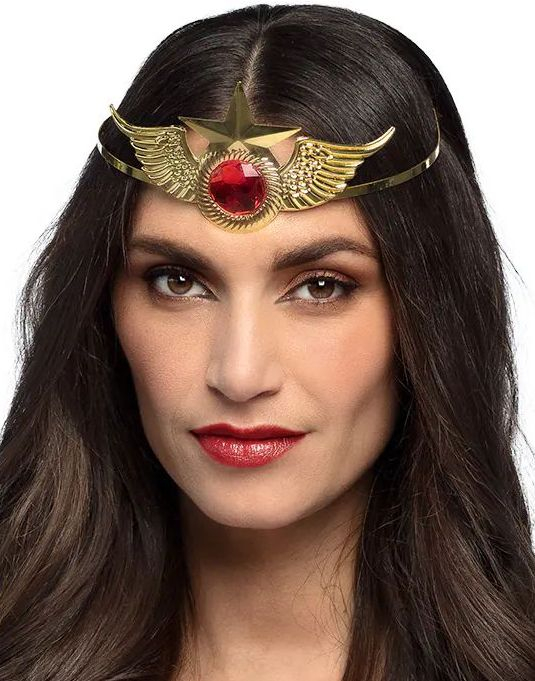 Superheltinne Hodebånd med Rubin