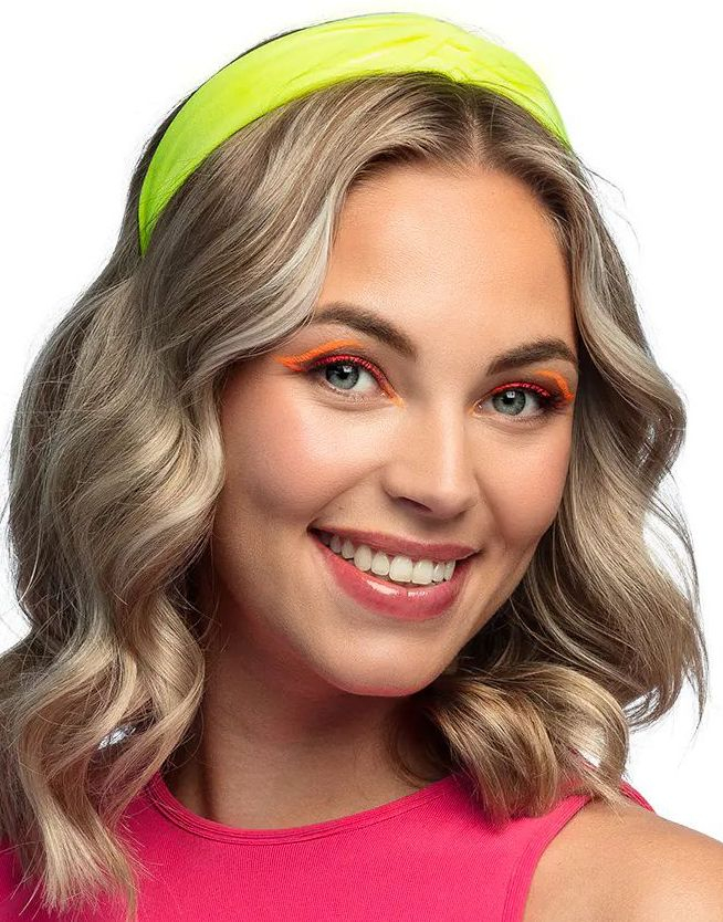 Neon Gult Hårbånd