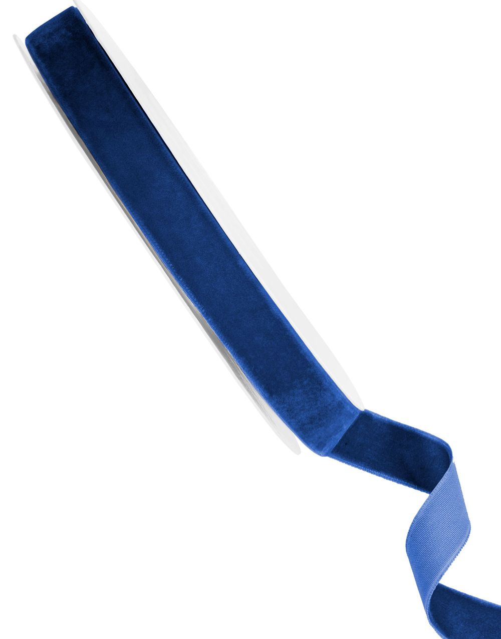 Navy Blå Velurbånd 10 meter x 15 mm