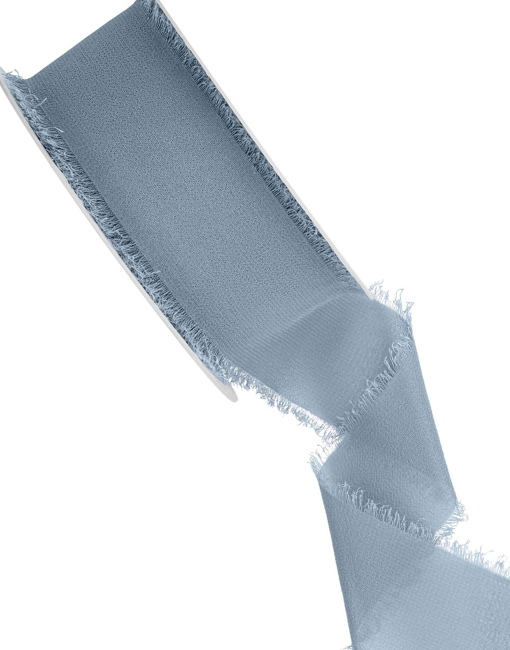 Lys Tåkeblå Chiffonbånd 10 meter x 40 mm