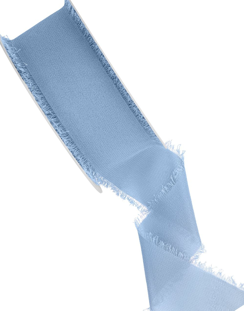 Blå Chiffonbånd 10 meter x 40 mm