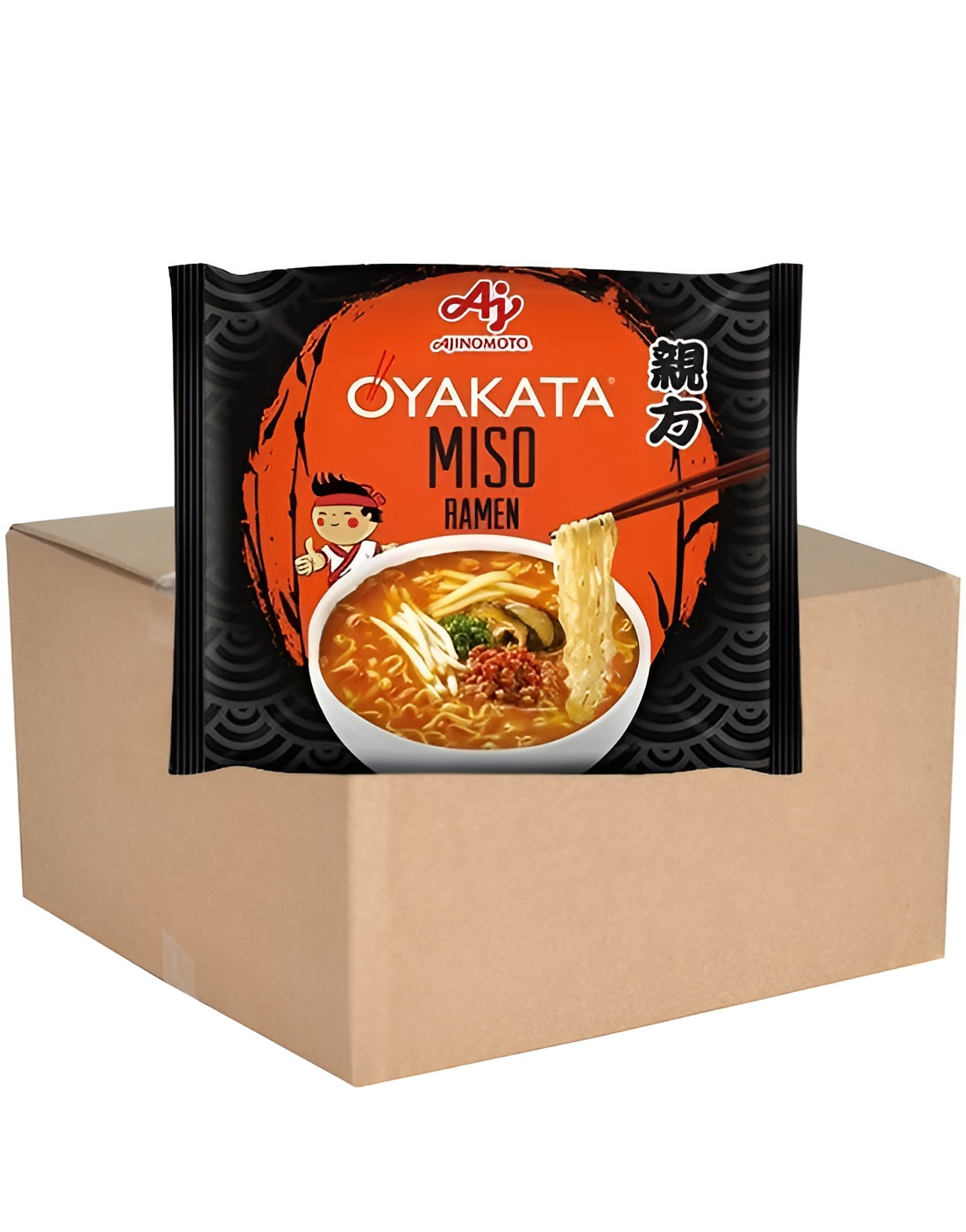 22 stk Aj Oyakata Instant Miso Ramen - Hel Eske 1,95 kg (Japan Import)