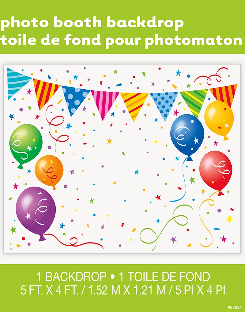 Fotobakgrunn til Bursdager 1,52x1,21 Meter