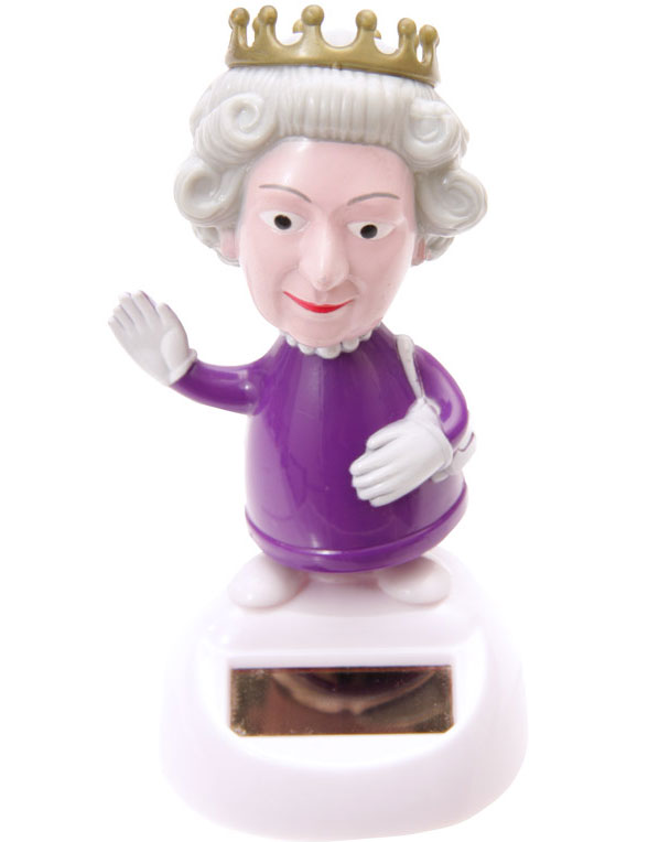 Dansende Dronning Solcellefigur