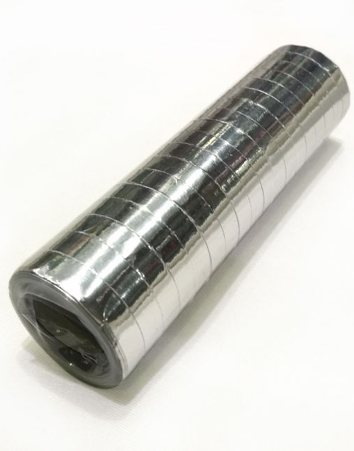 Sølvfarget Metallisk Serpentin