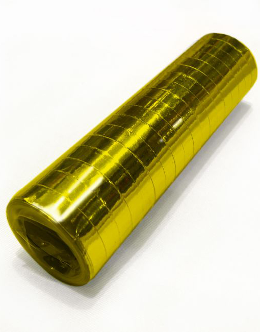 Gullfarget Metallisk Serpentin