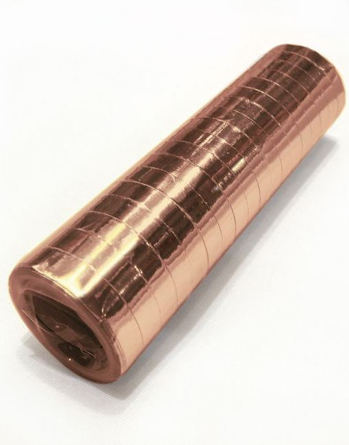 Rose Gullfarget Metallisk Serpentin