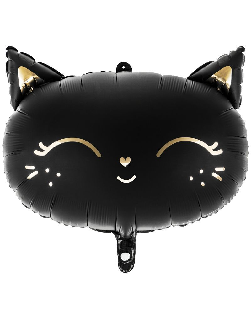 Svart Katt - Folieballong 48x36 cm