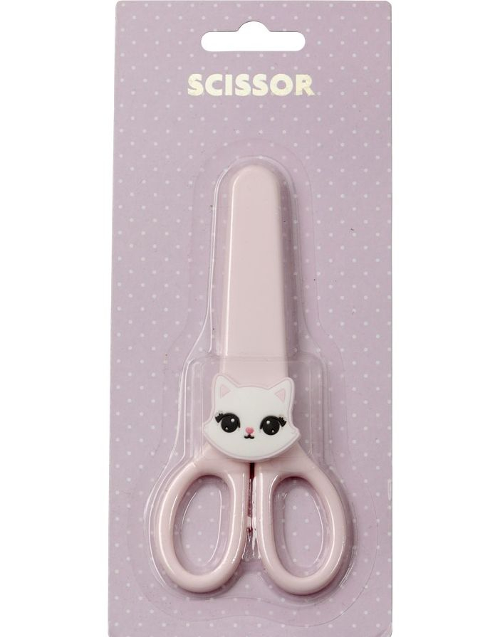 Rosa Saks med Kattemotiv