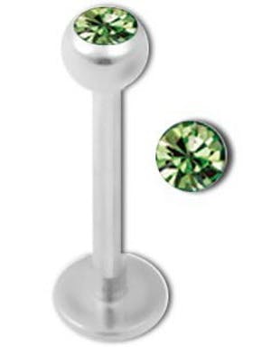 Labret med Grønn Sten