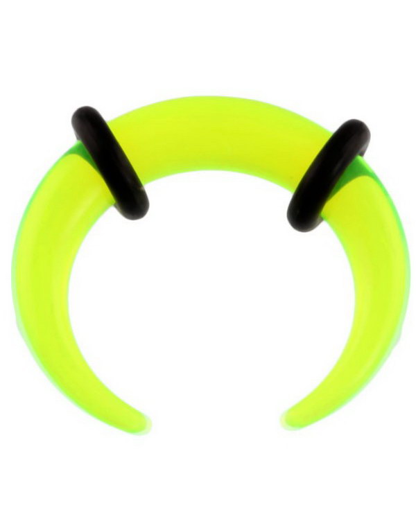 Akryl Djengis - Grønn Ørepiercing